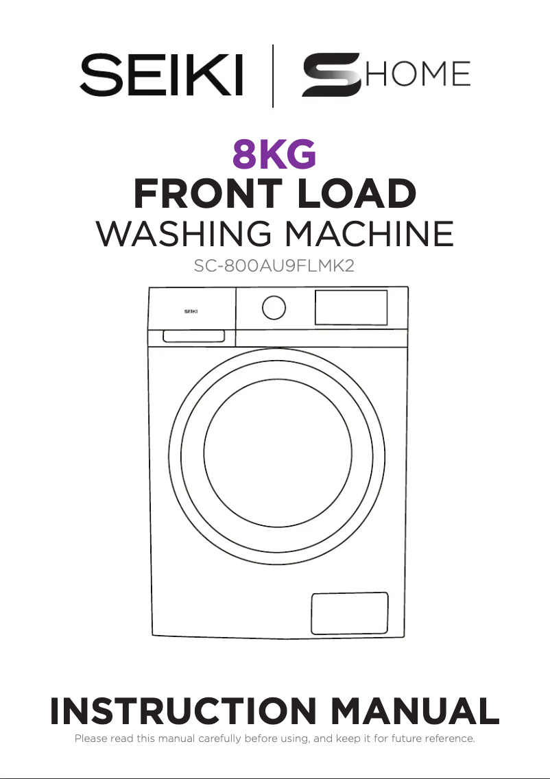 Página 1 del manual Manual de usuario Seiki SC-800AU9FLMK2