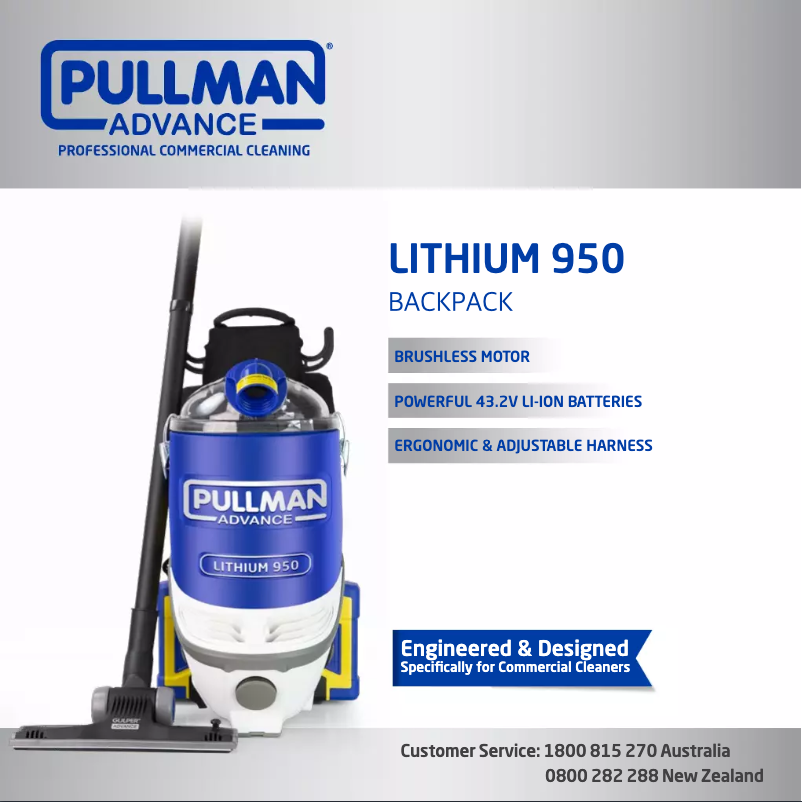 Imagen de la primera página del manual del dispositivo LITHIUM 950