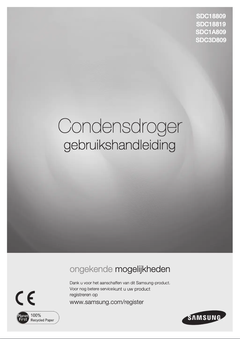 Página 1 del manual Manual de usuario Samsung SDC18819