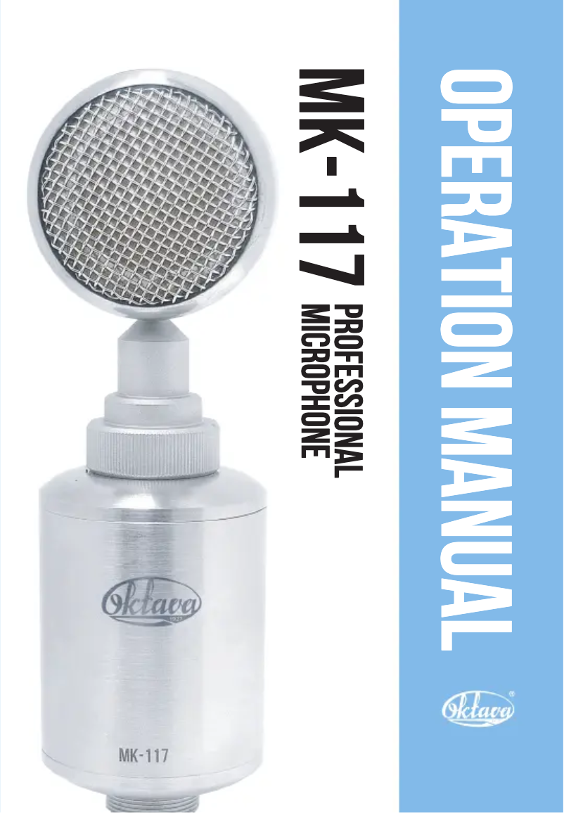 Página 1 del manual Manual de usuario Oktava MK-117