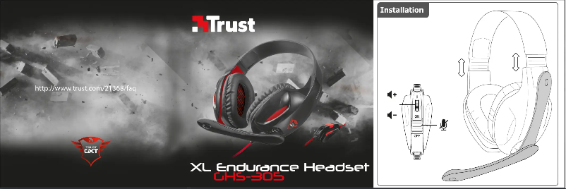 Página 1 del manual Manual de usuario Trust GHS-305 XL