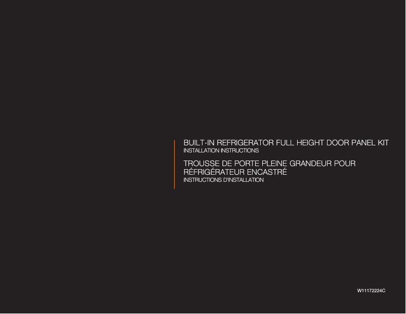 Página 1 del manual Guía de instalación JennAir JBFFS42NHP