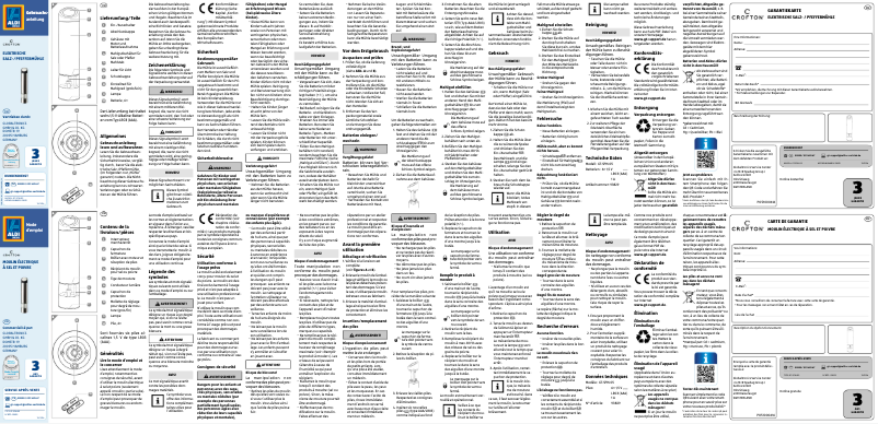 Imagen de la primera página del manual del dispositivo GT-SPM-05