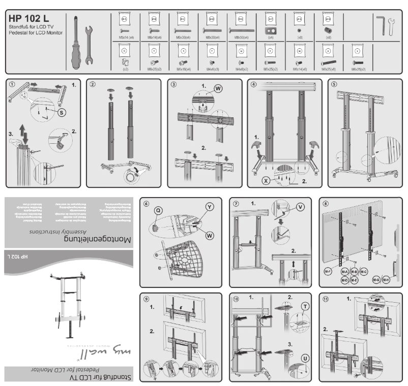 Página nº 1 - Manual de usuario My Wall HP 102 L