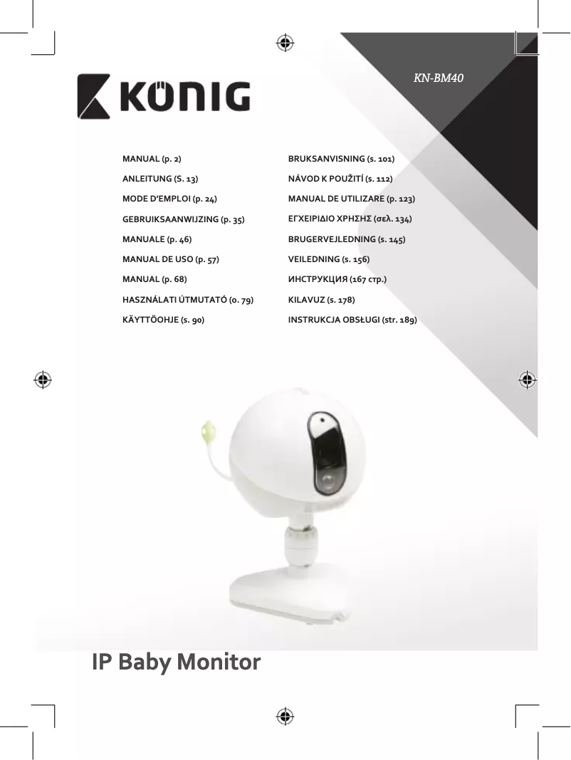 Página 1 del manual Manual de usuario Konig KN-BM40