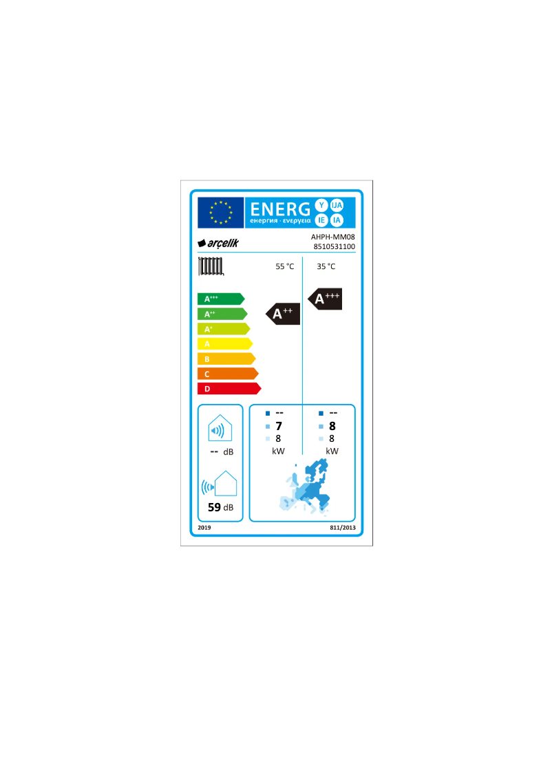 Imagen de la primera página del manual del dispositivo AHPH-MM08