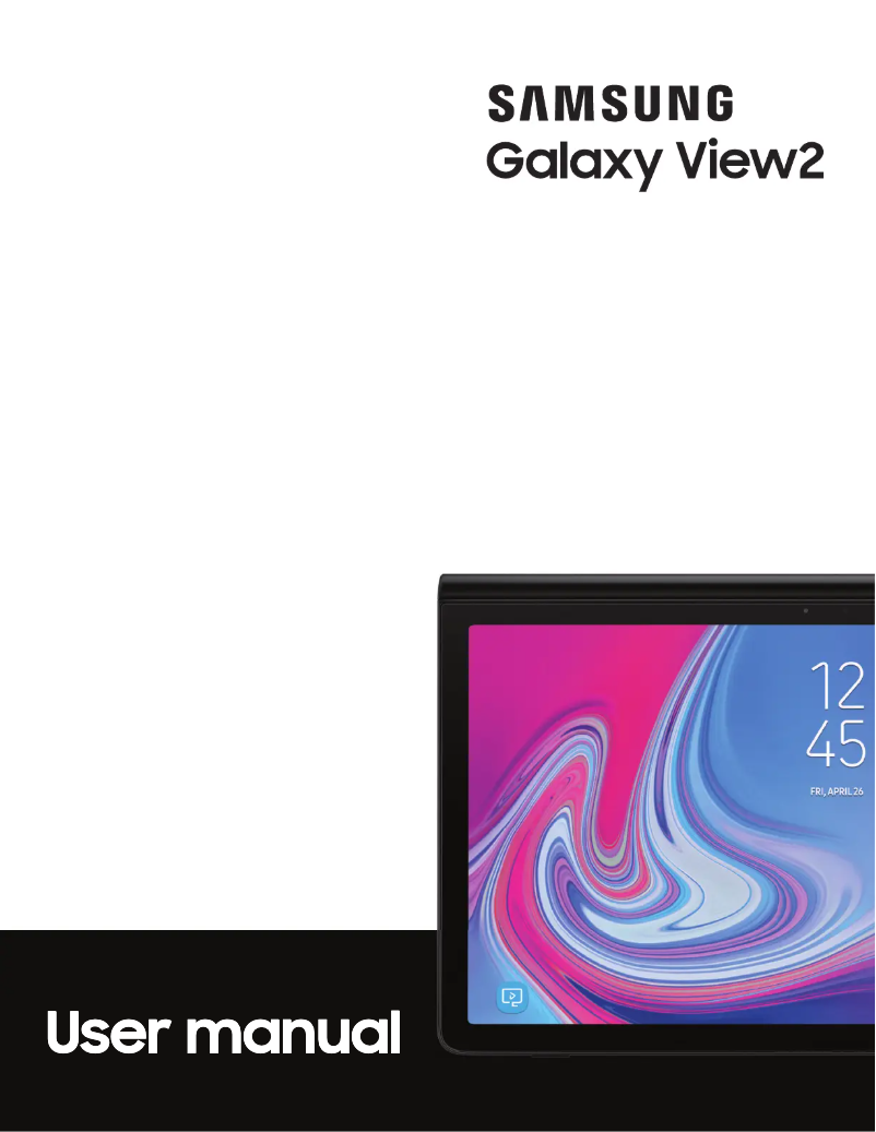Imagen de la primera página del manual del dispositivo Galaxy View 2
