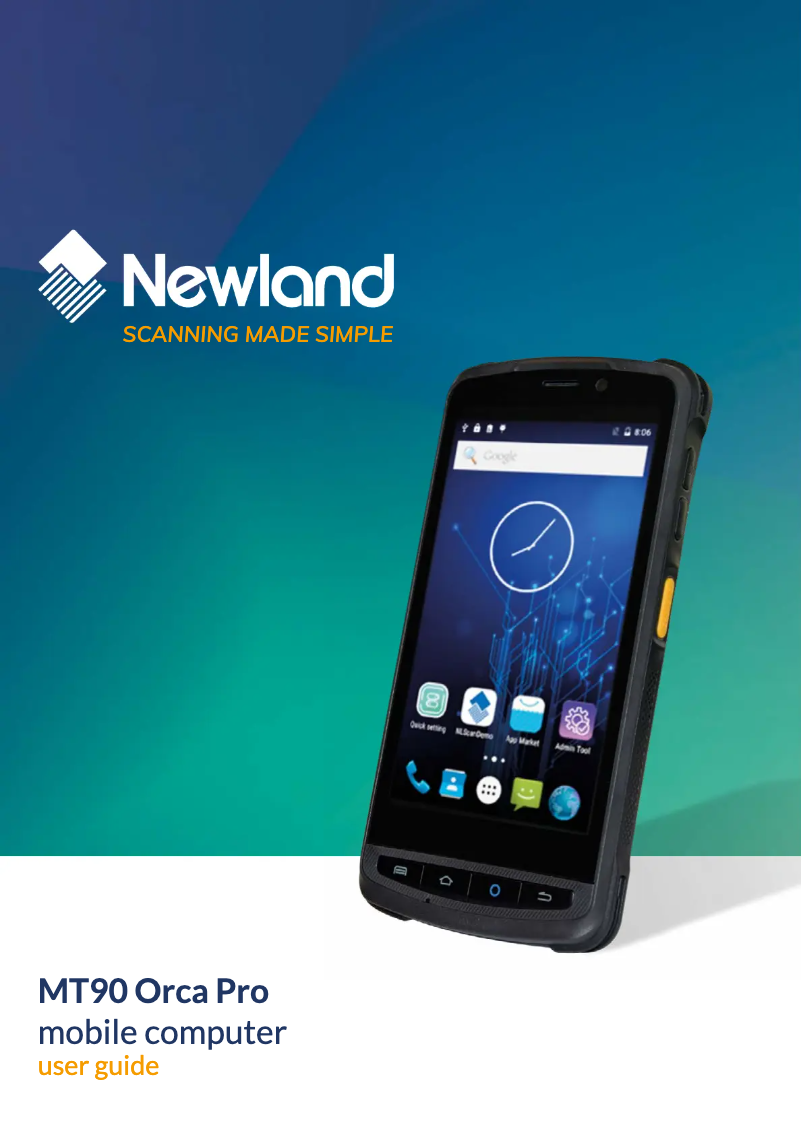 Página nº 1 - Manual de usuario Newland MT90 Orca Pro