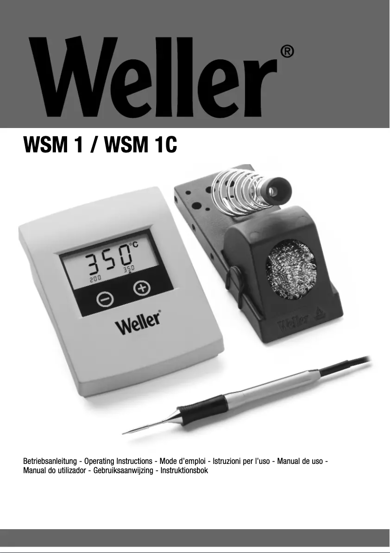 Página 1 del manual Manual de usuario Weller 6966EK