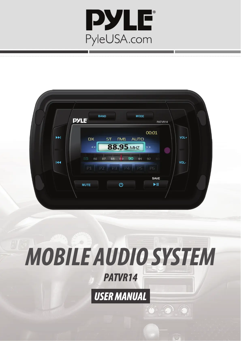 Imagen de la primera página del manual del dispositivo PATVR14