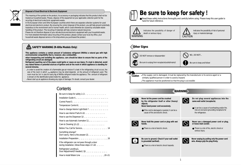 Imagen de la primera página del manual del dispositivo FRN-U20GFWI
