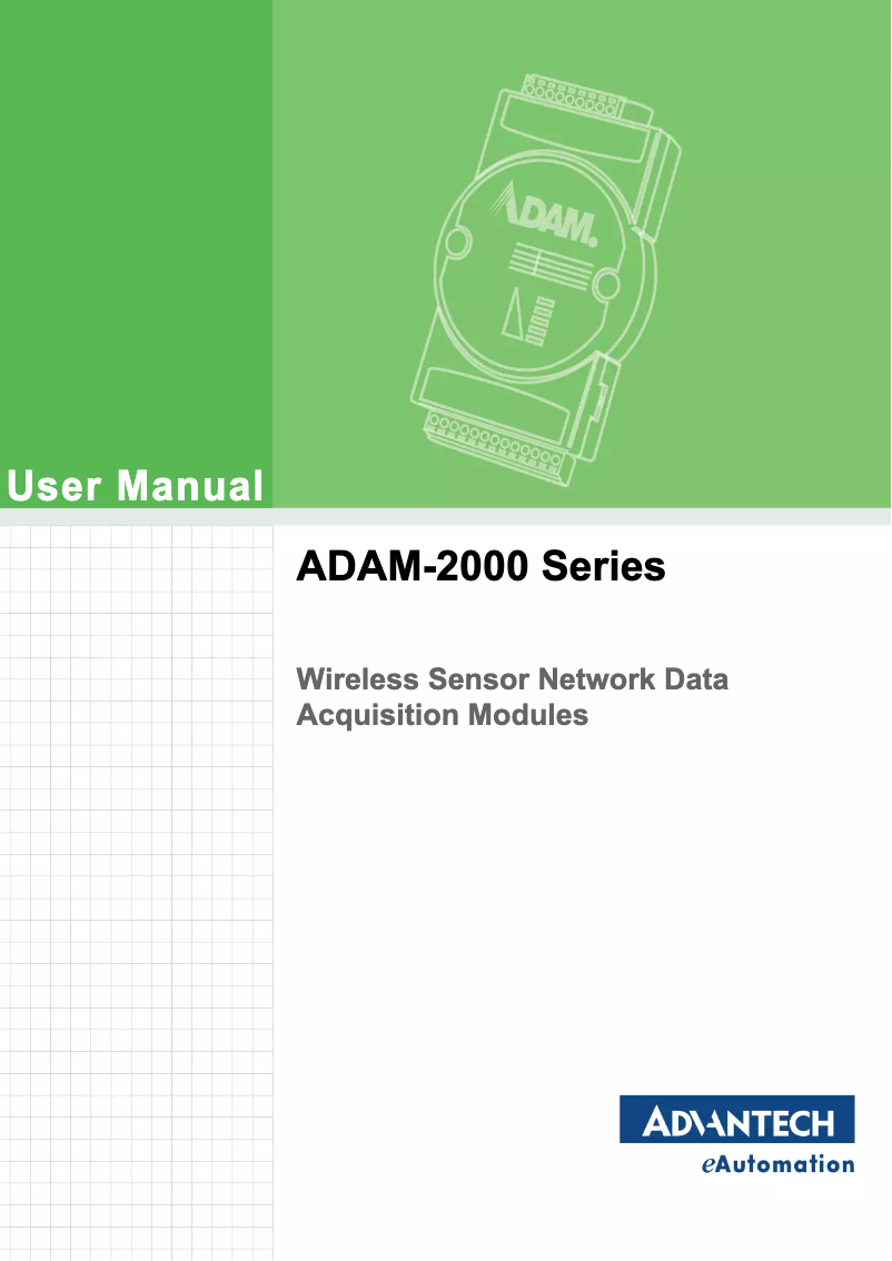 Página 1 del manual Manual de usuario Advantech ADAM-2510Z