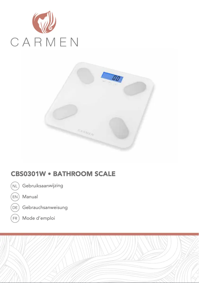 Página 1 del manual Manual de usuario Carmen CBS0301W