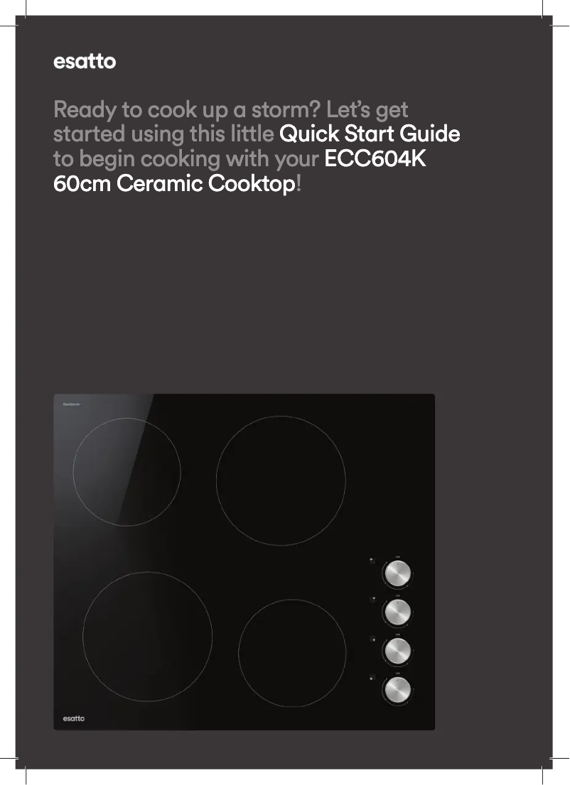 Imagen de la primera página del manual del dispositivo ECC604K