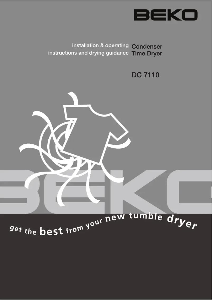 Imagen de la primera página del manual del dispositivo DC7110W