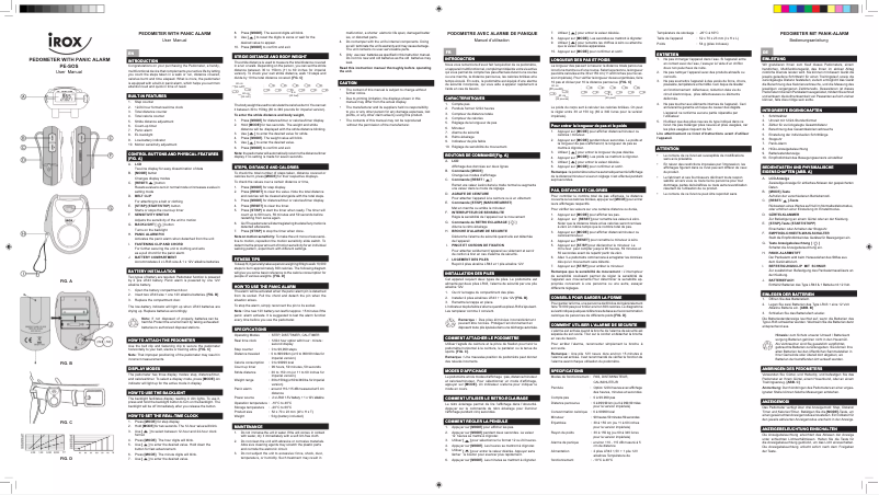 Página 1 del manual Manual de usuario Irox PE-SOS