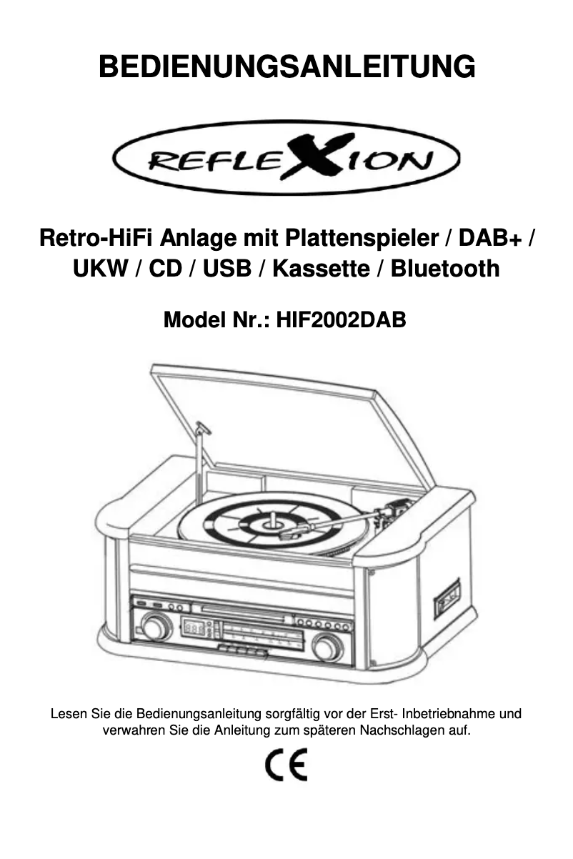 Imagen de la primera página del manual del dispositivo HIF2002DAB