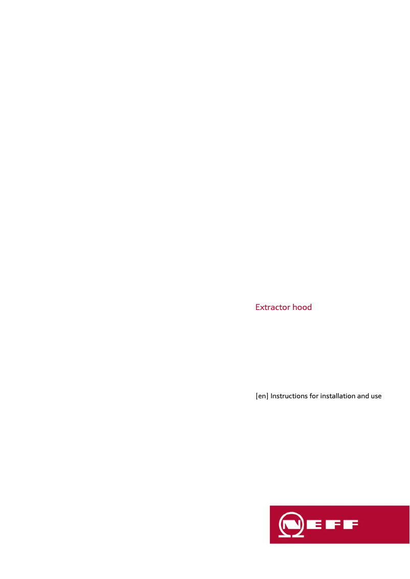 Página 1 del manual Guía de instalación Neff D62PBC0N0B