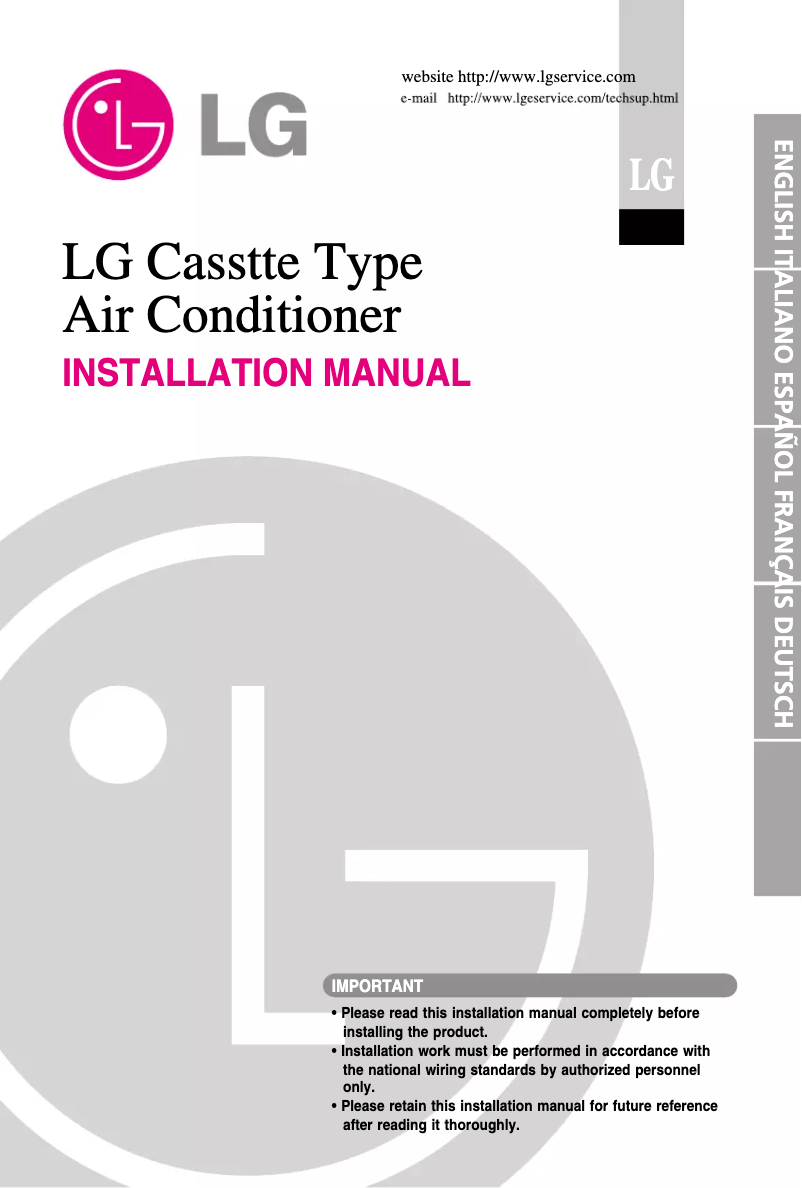 Página nº 1 - Guía de instalación LG UU30