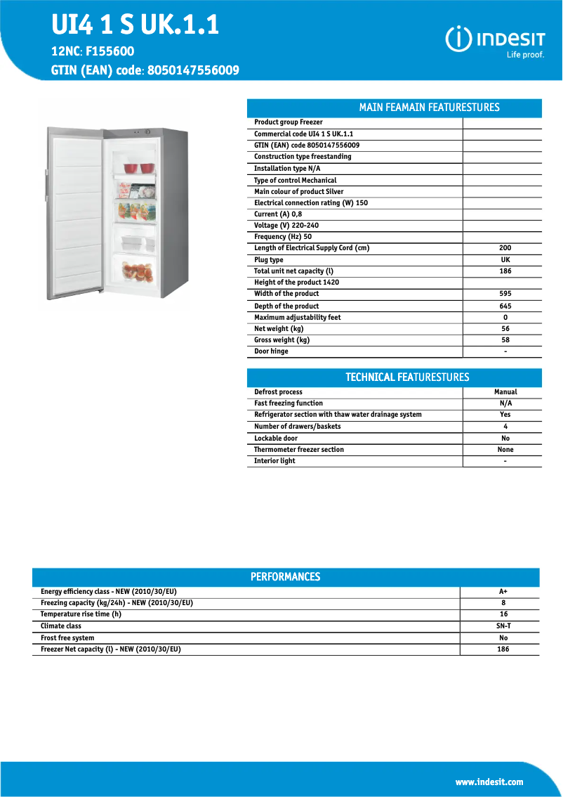 Imagen de la primera página del manual del dispositivo UI4 1 S UK.1.1