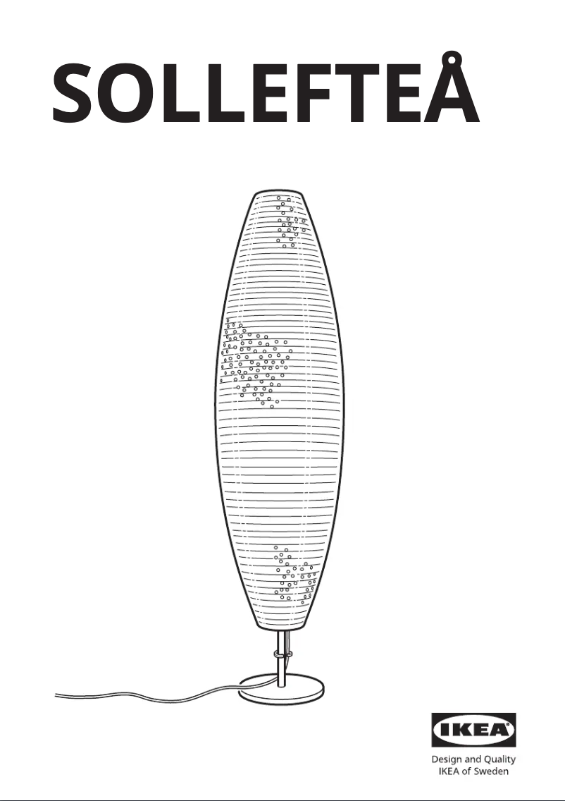 Imagen de la primera página del manual del dispositivo SOLLEFTEÅ 103.001.16