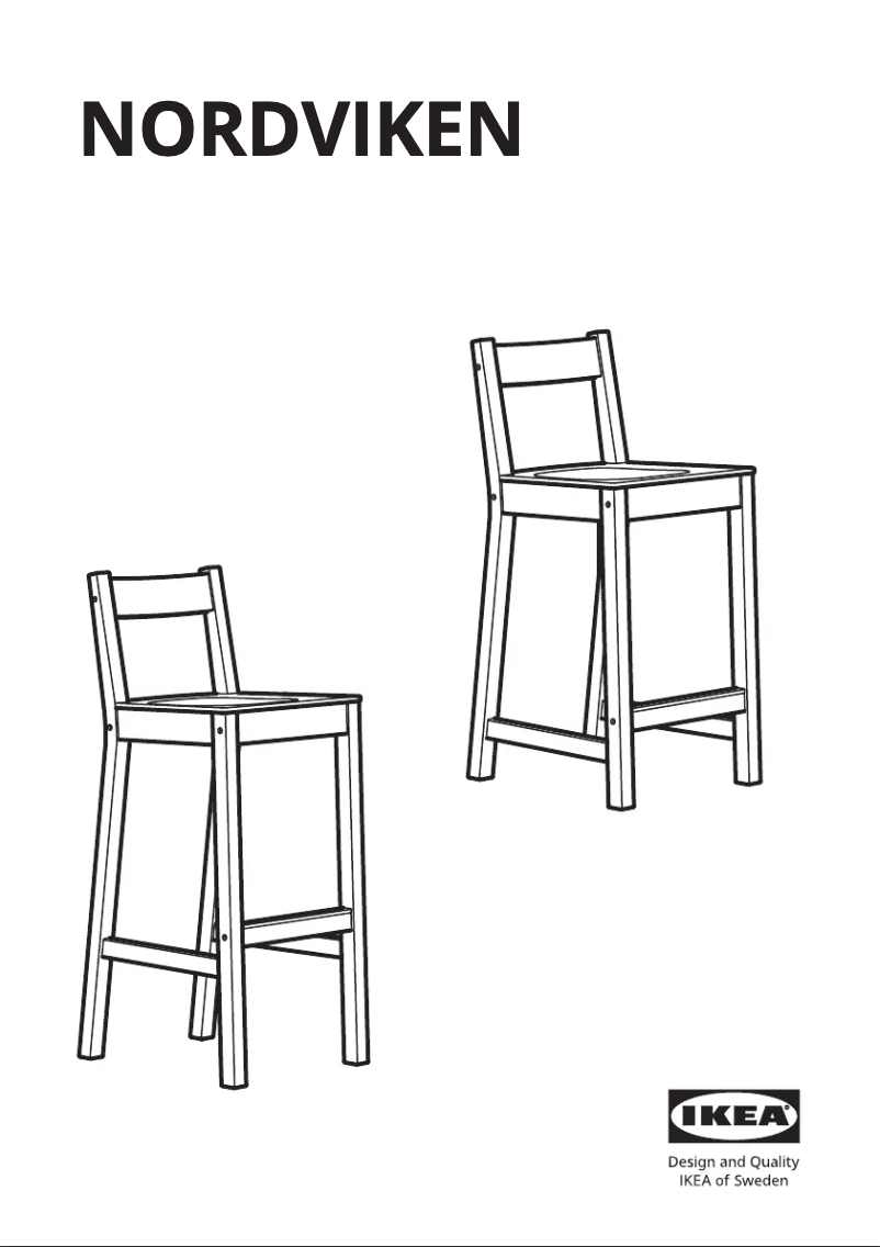 Página 1 del manual Manual de usuario Ikea NORDVIKEN 004.246.93