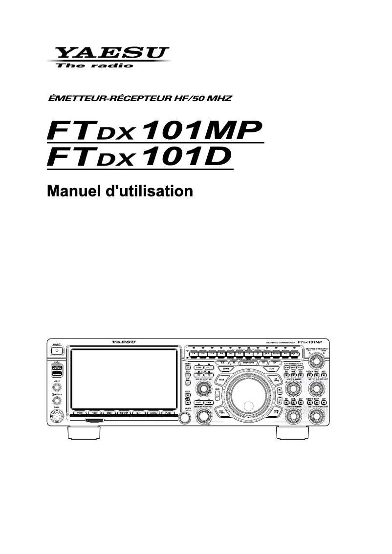 Página nº 1 - Manual de usuario Yaesu FTDX101MP