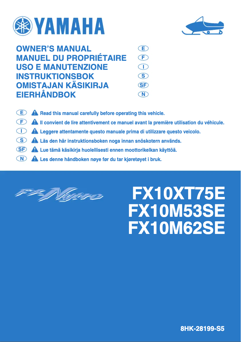 Imagen de la primera página del manual del dispositivo FX Nytro X-TX 75 (2014)