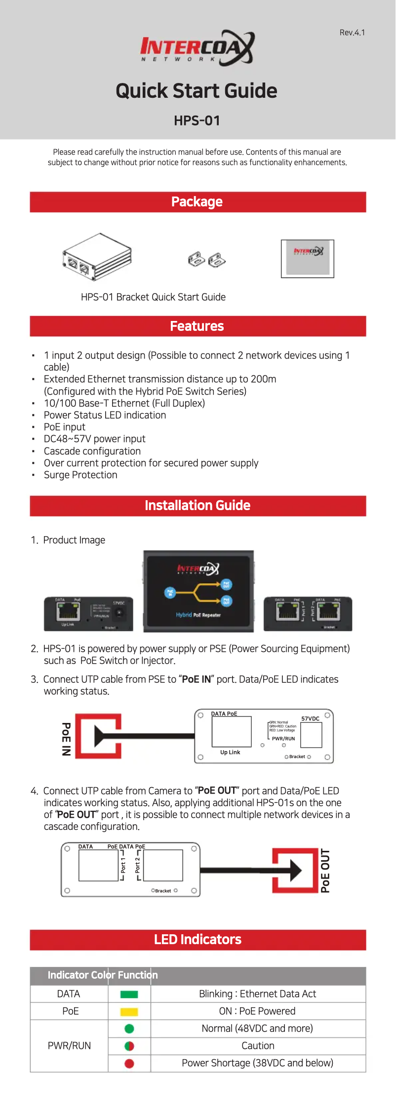 Imagen de la primera página del manual del dispositivo HPS-01