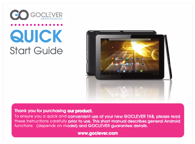 Imagen de la primera página del manual del dispositivo ARIES 101