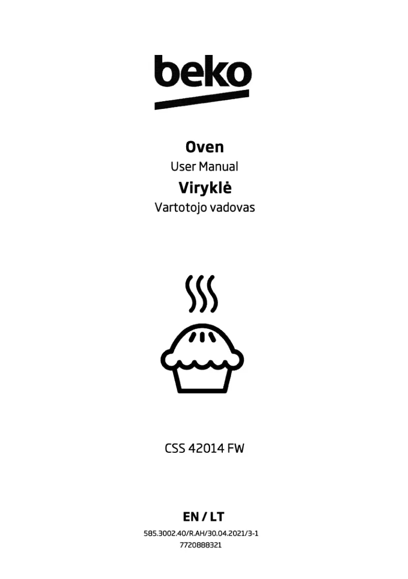 Imagen de la primera página del manual del dispositivo CSS42014FW