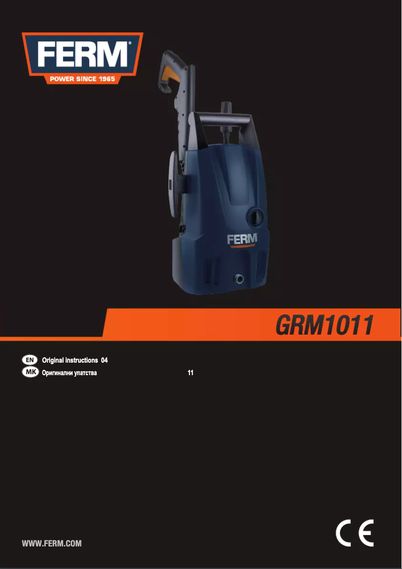 Página nº 1 - Manual de usuario Ferm GRM1011