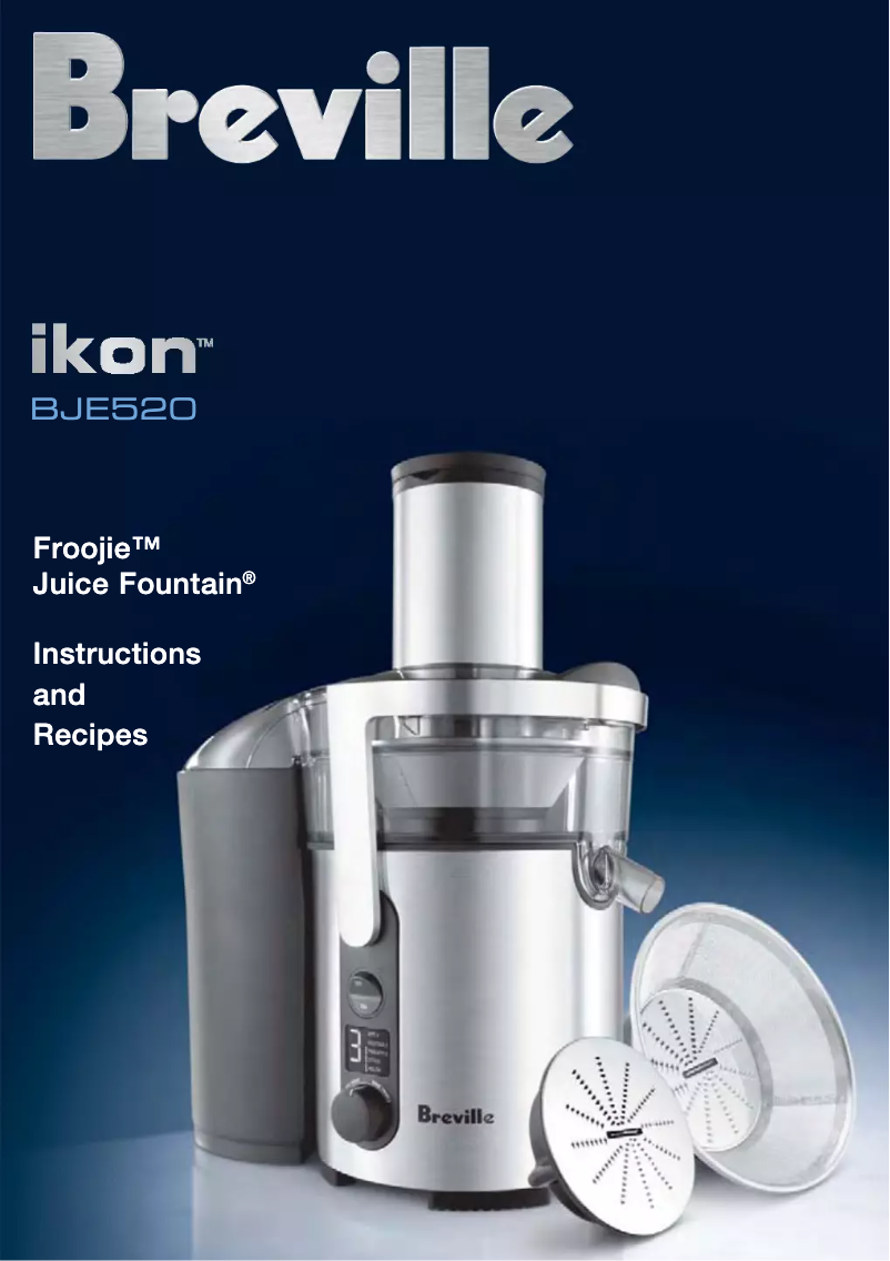 Imagen de la primera página del manual del dispositivo BJE520