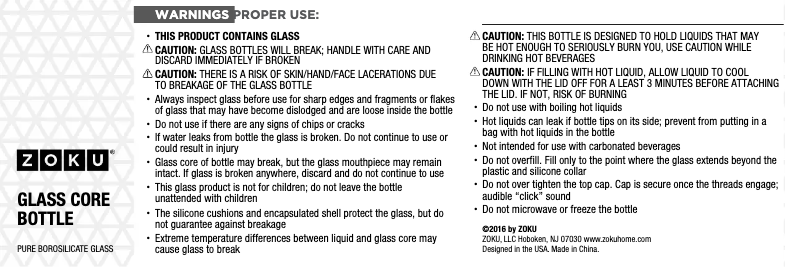 Página 1 del manual Manual de usuario Zoku ZK128