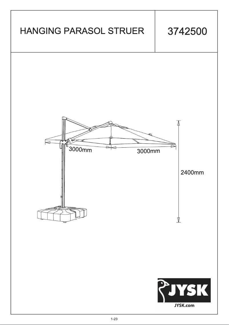 Imagen de la primera página del manual del dispositivo Struer