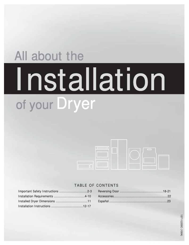 Imagen de la primera página del manual del dispositivo Affinity 7.0 cu FAQE7001LW