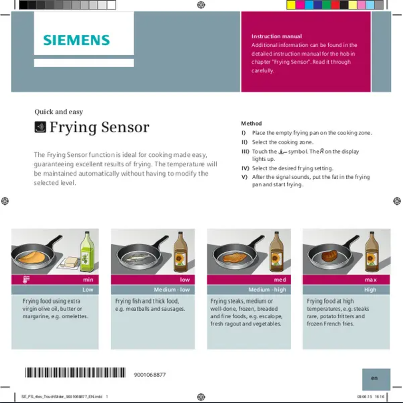 Imagen de la primera página del manual del dispositivo ED677FQC5E