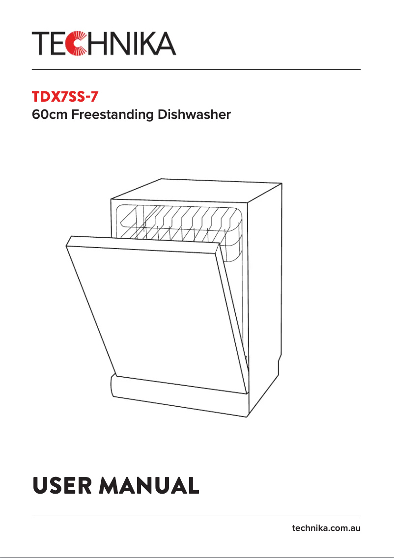 Imagen de la primera página del manual del dispositivo TDX7SS-7