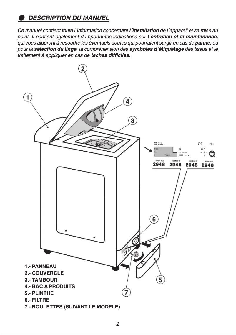 Imagen de la primera página del manual del dispositivo LB ITL 100 T