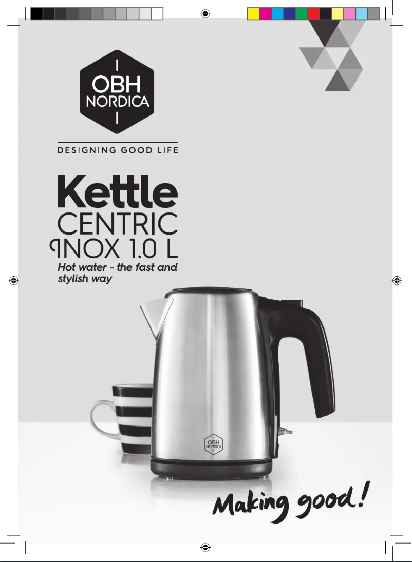 Imagen de la primera página del manual del dispositivo Centric Inox 6408