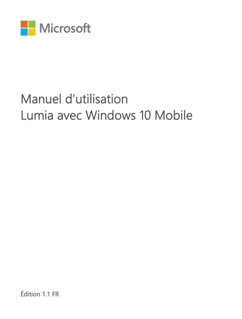 Imagen de la primera página del manual del dispositivo Lumia 950