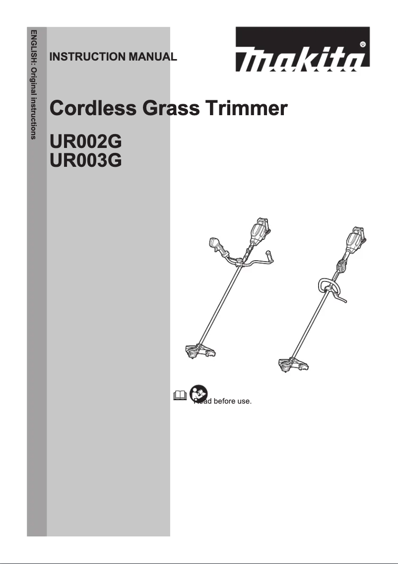 Imagen de la primera página del manual del dispositivo UR002GZ