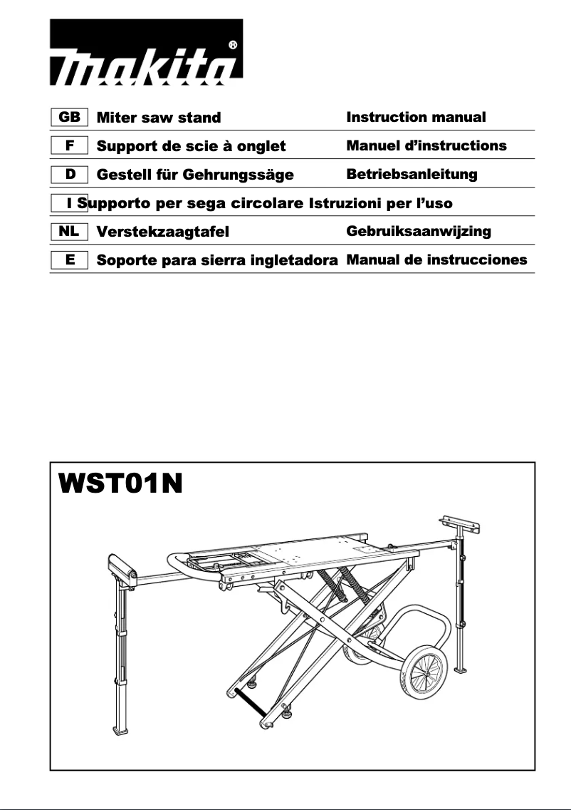 Página 1 del manual Manual de usuario Makita WST01N