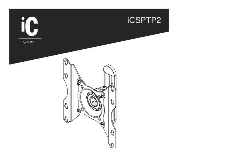 Página 1 del manual Manual de usuario Chief iCSPTP2T02