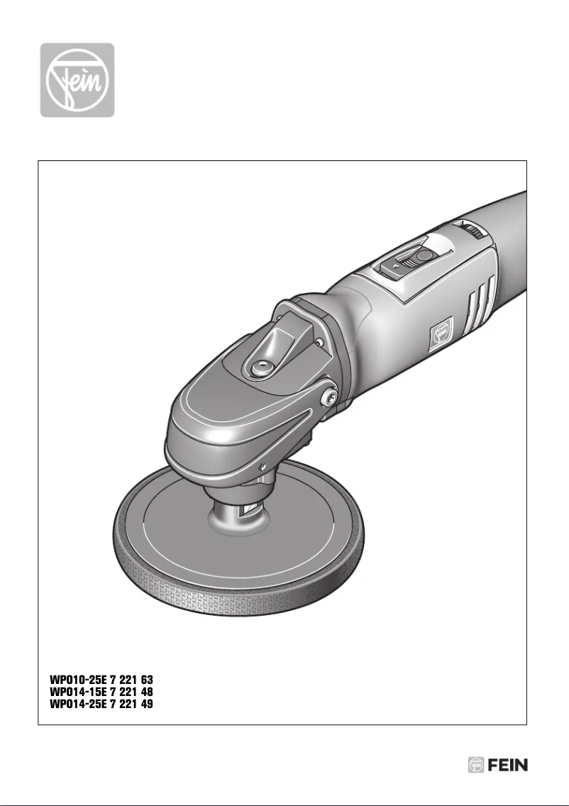 Imagen de la primera página del manual del dispositivo WPO 14-15 E