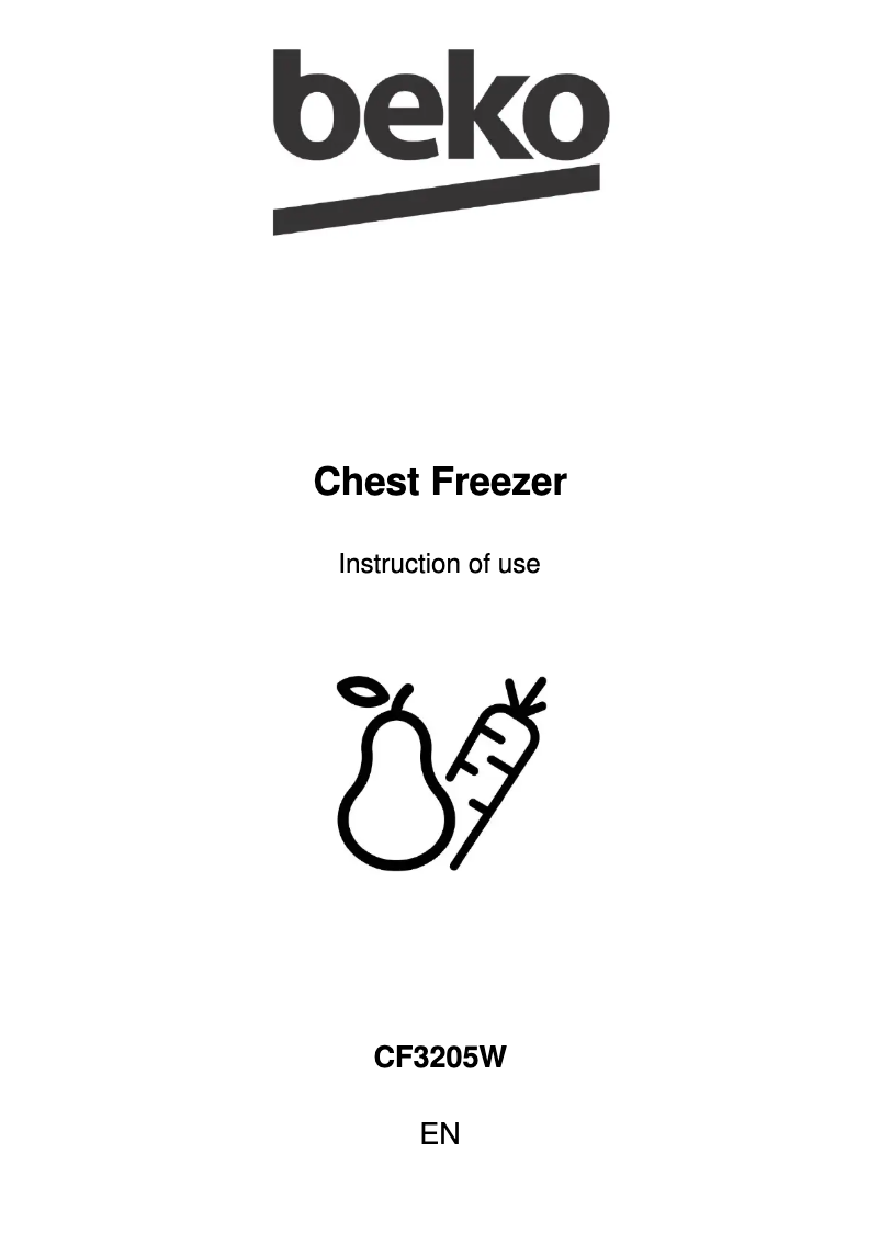 Imagen de la primera página del manual del dispositivo CF3205