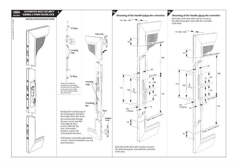 Página 1 del manual Manual de usuario Lockwood 8653