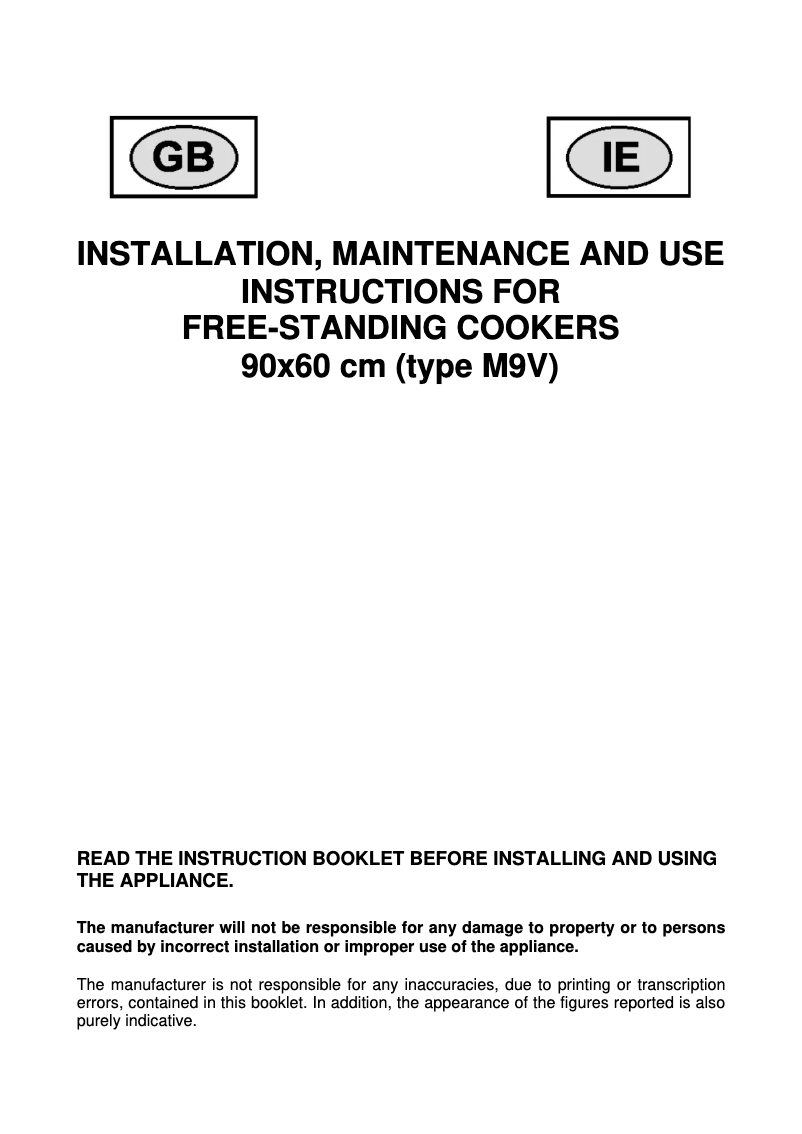 Imagen de la primera página del manual del dispositivo A90 5 MFE XE NE