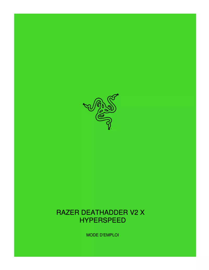 Página 1 del manual Manual de usuario Razer DeathAdder V2 X HyperSpeed