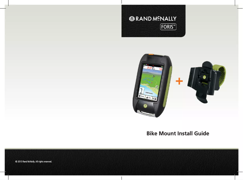 Página nº 1 - Manual de usuario Rand McNally Foris